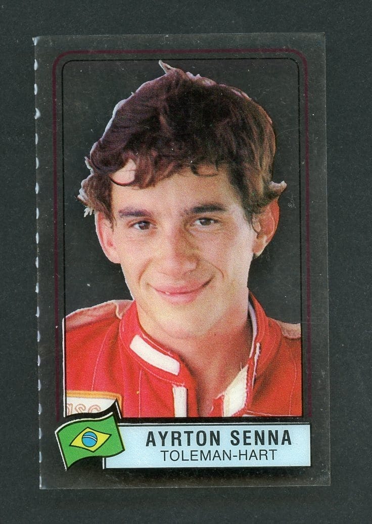 Senna Scratch Play 1984 Figurina rookie